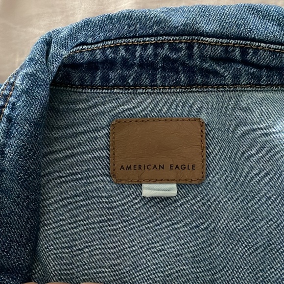 American Eagle oversized Jean jacket - Picture 2 of 2